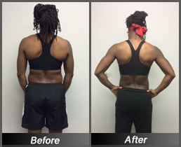 Latecia Smith - Before & After Back